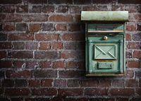 Briefkasten grün klein